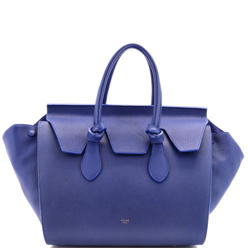 Celine Tie Knot Tote Grainy Leather