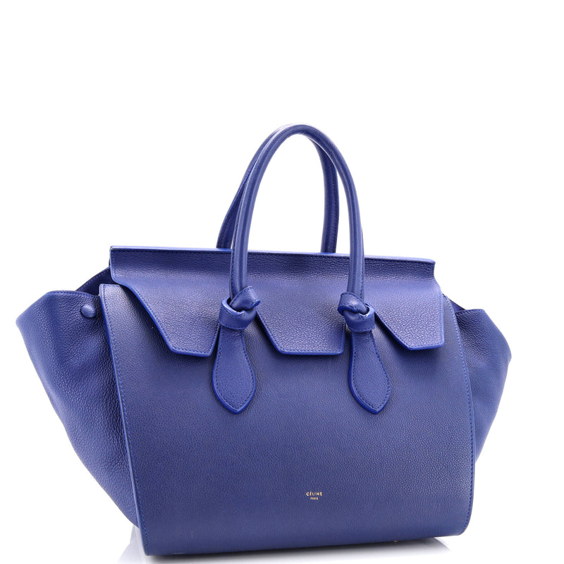 Celine Tie Knot Tote Grainy Leather