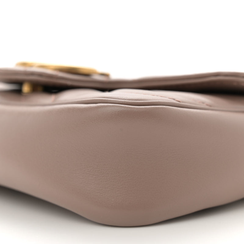 Gucci Calfskin Matelasse Super Mini Gg