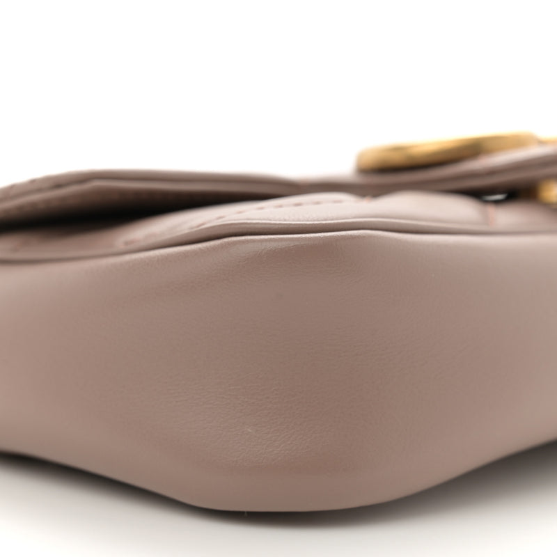 Gucci Calfskin Matelasse Super Mini Gg