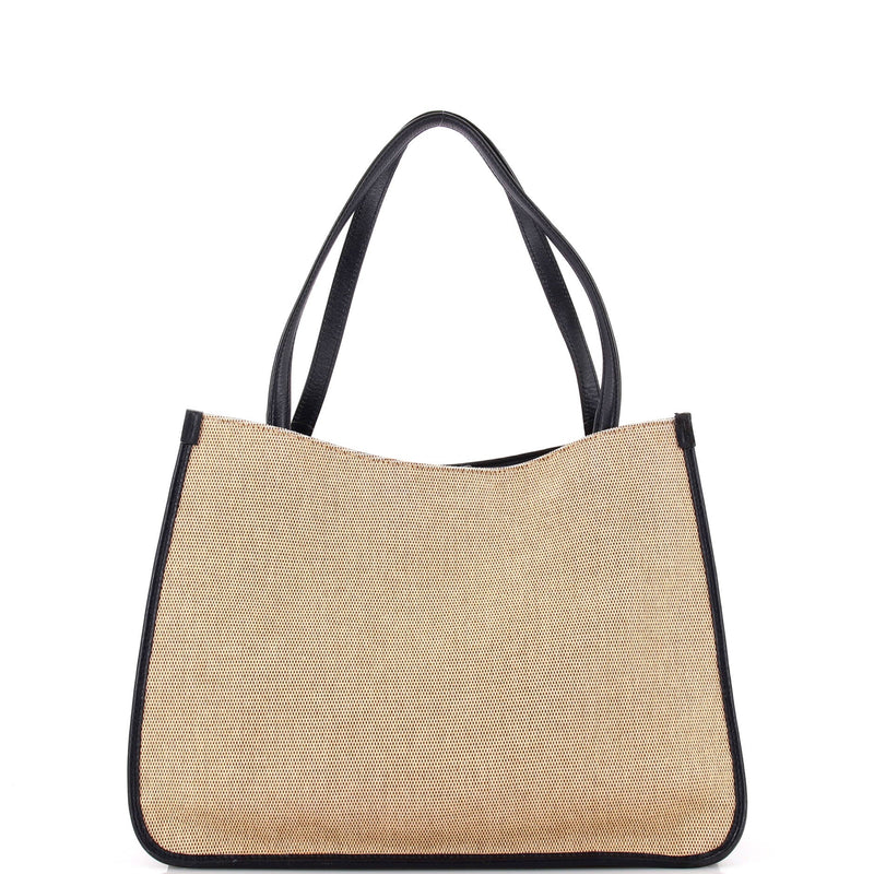 Gucci Horsebit Tote Canvas And Leather