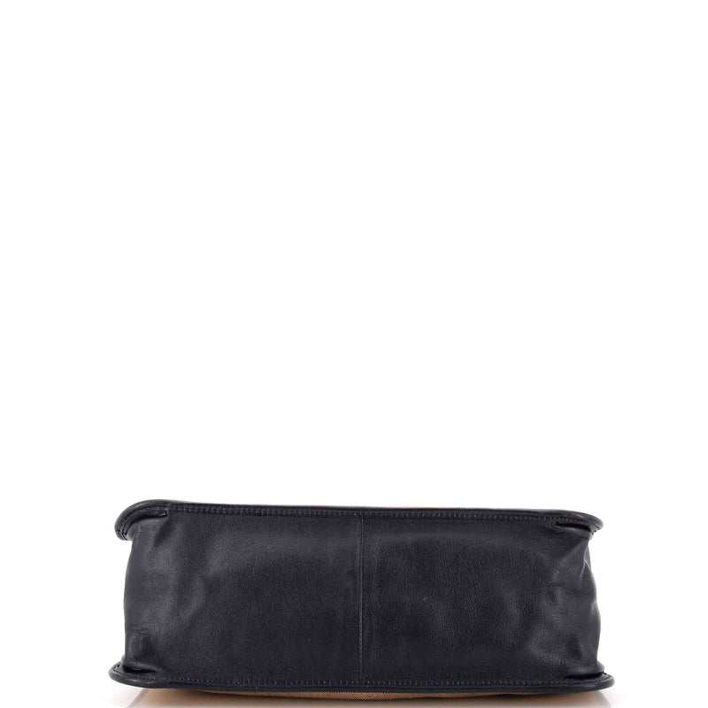 Gucci Horsebit Tote Canvas And Leather