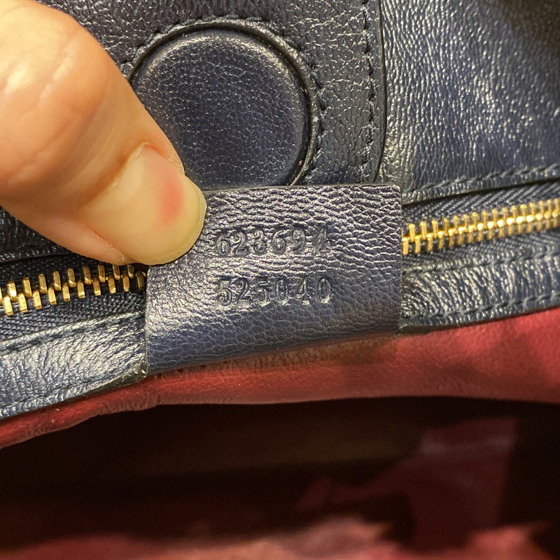 Gucci Horsebit Tote Canvas And Leather