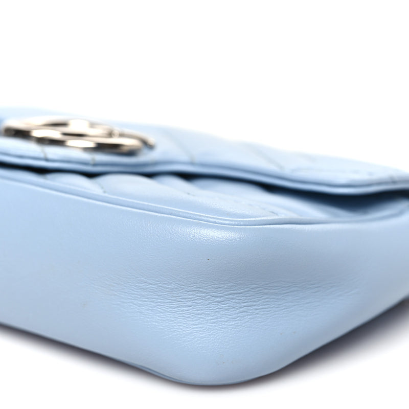 Gucci Calfskin Matelasse Super Mini Gg