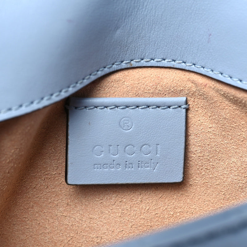 Gucci Calfskin Matelasse Super Mini Gg