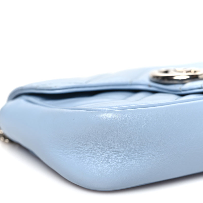 Gucci Calfskin Matelasse Super Mini Gg