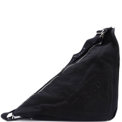 Prada Triangle Logo Zip Crossbody Bag