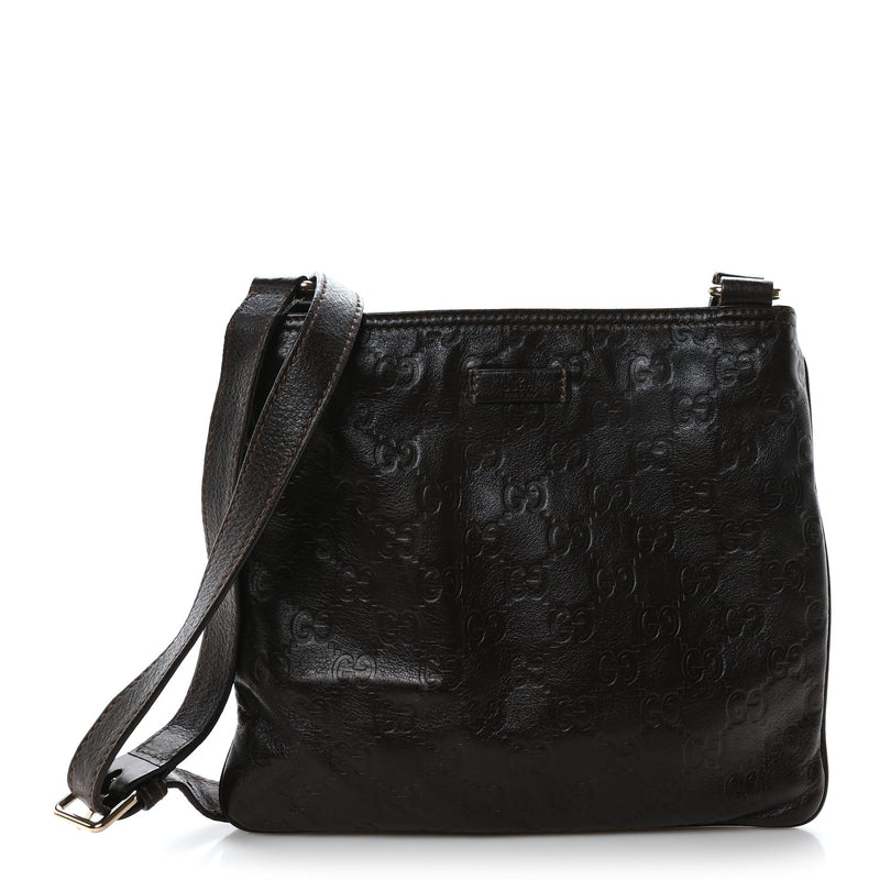Gucci Guccissima Small Flat Messenger
