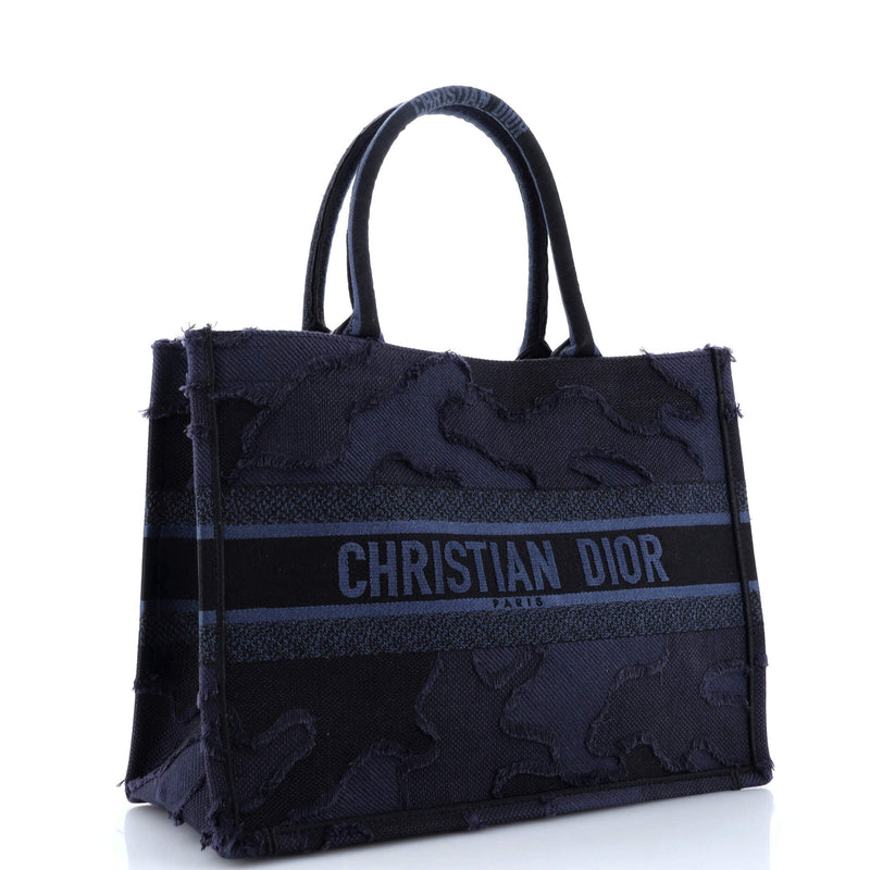 Christian Dior Book Tote Camouflage