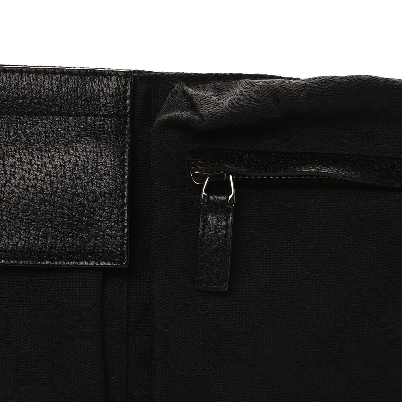 Gucci Gg Double Pocket Belt Bag Black