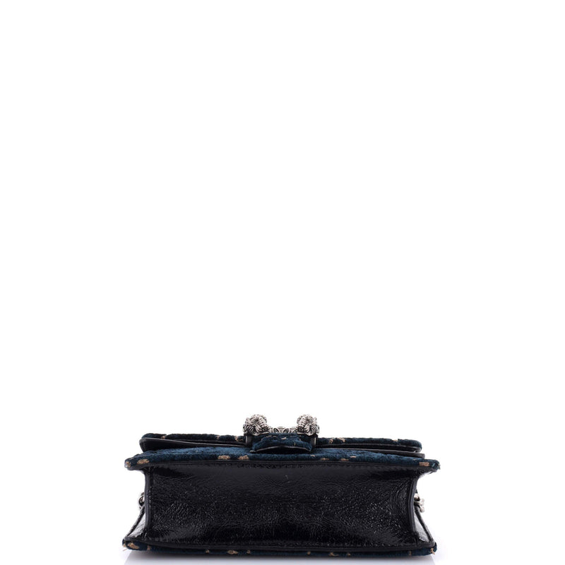 Gucci Dionysus Bag Gg Velvet Super Mini