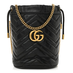 Gucci Calfskin Matelasse Mini Gg Marmont