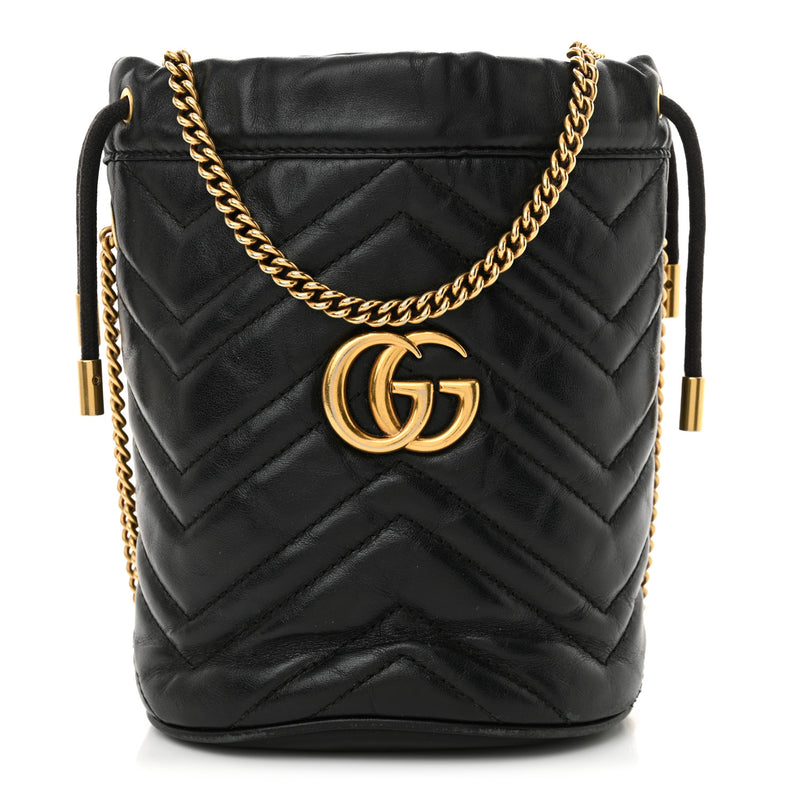 Gucci Calfskin Matelasse Mini Gg Marmont