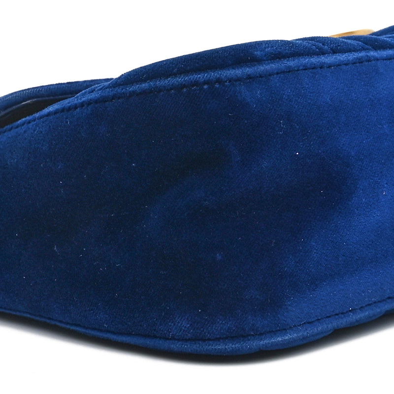 Gucci Velvet Matelasse Small Gg Marmont