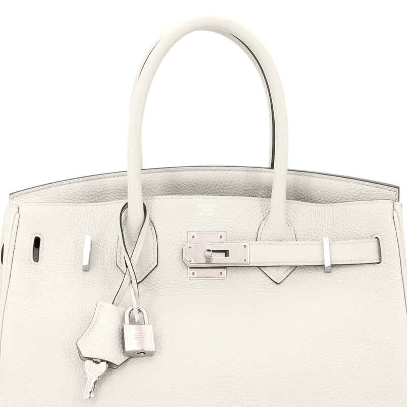 Hermes Birkin Handbag Grey Togo With