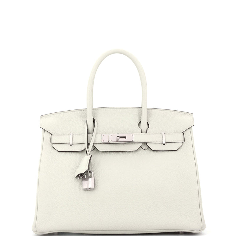 Hermes Birkin Handbag Grey Togo With