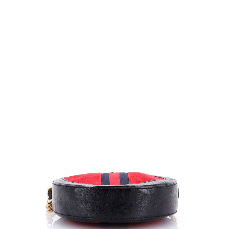 Gucci Ophidia Round Shoulder Bag Suede