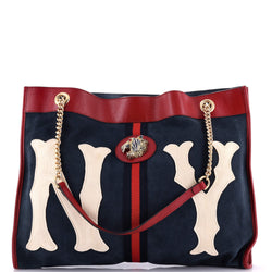 Gucci Rajah Chain Tote Suede With