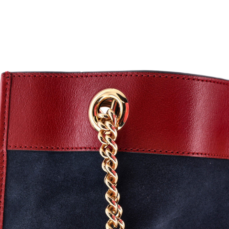Gucci Rajah Chain Tote Suede With