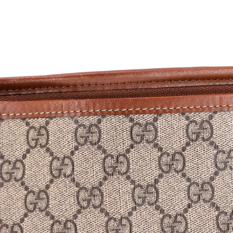 Gucci Web Loop Flat Messenger Gg Coated