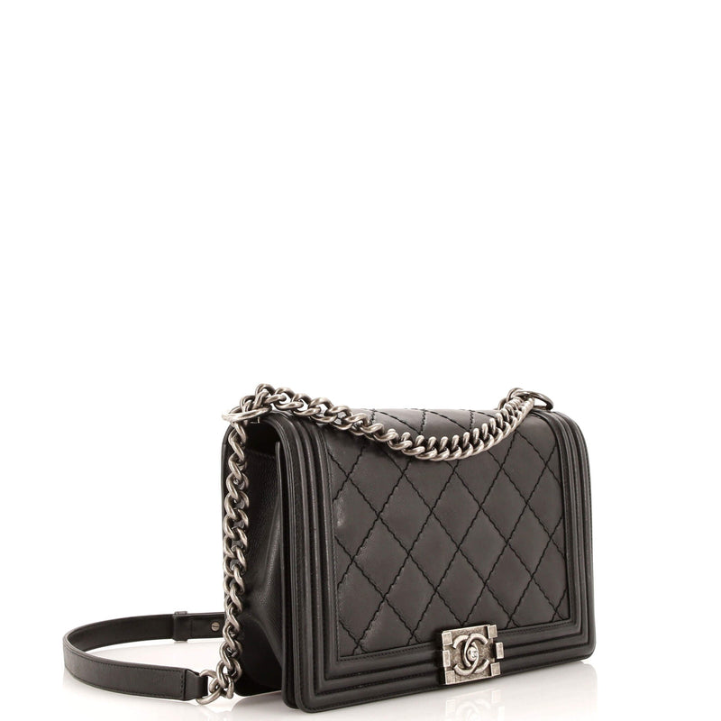 Chanel Stitch Boy Flap Bag Quilted