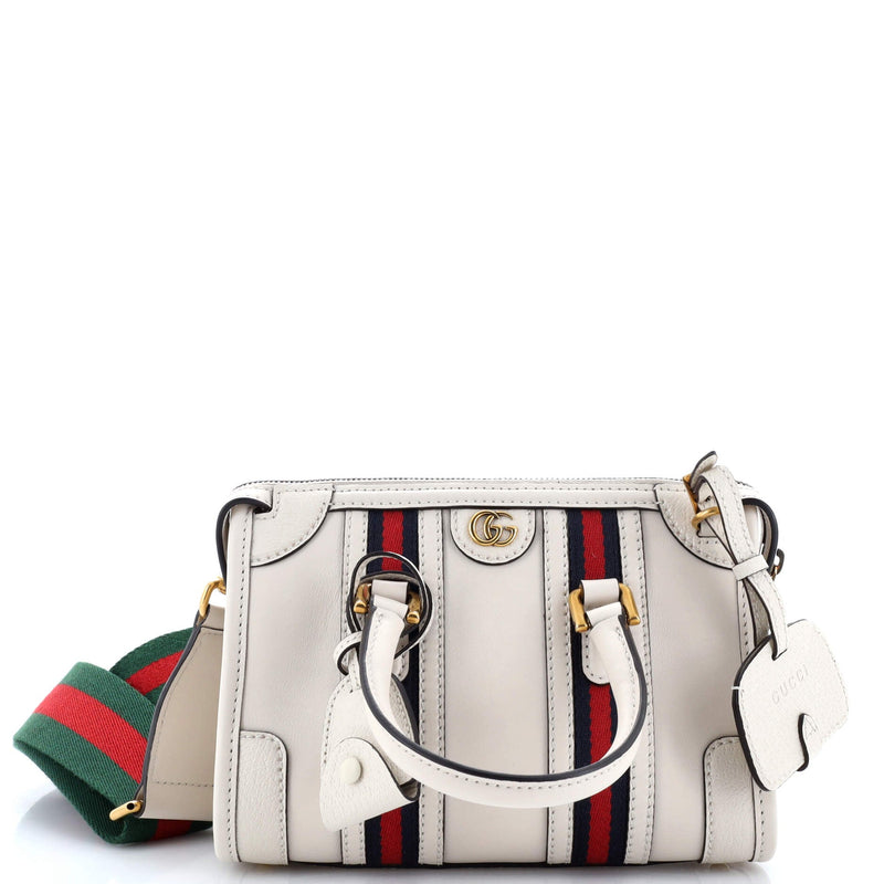 Gucci Bauletto Top Handle Bag Leather