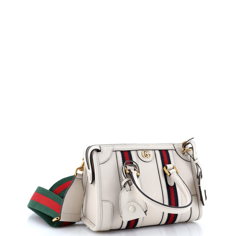Gucci Bauletto Top Handle Bag Leather