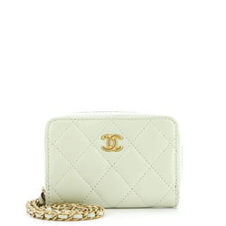 Chanel Pearl Crush Zip Around Card