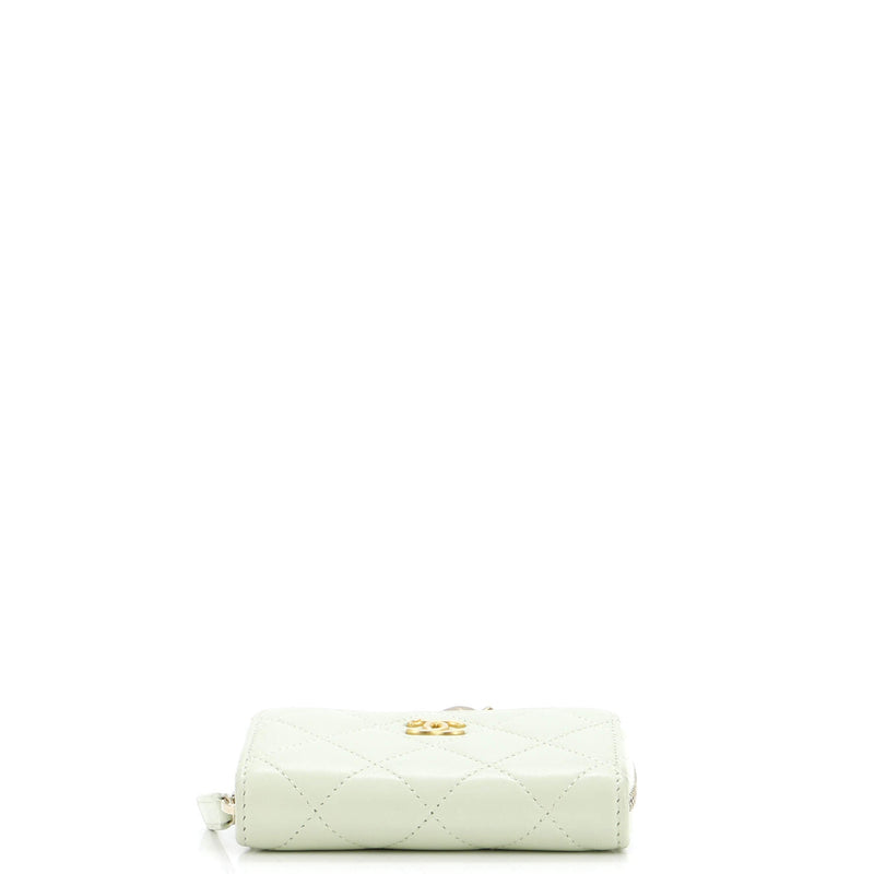 Chanel Pearl Crush Zip Around Card