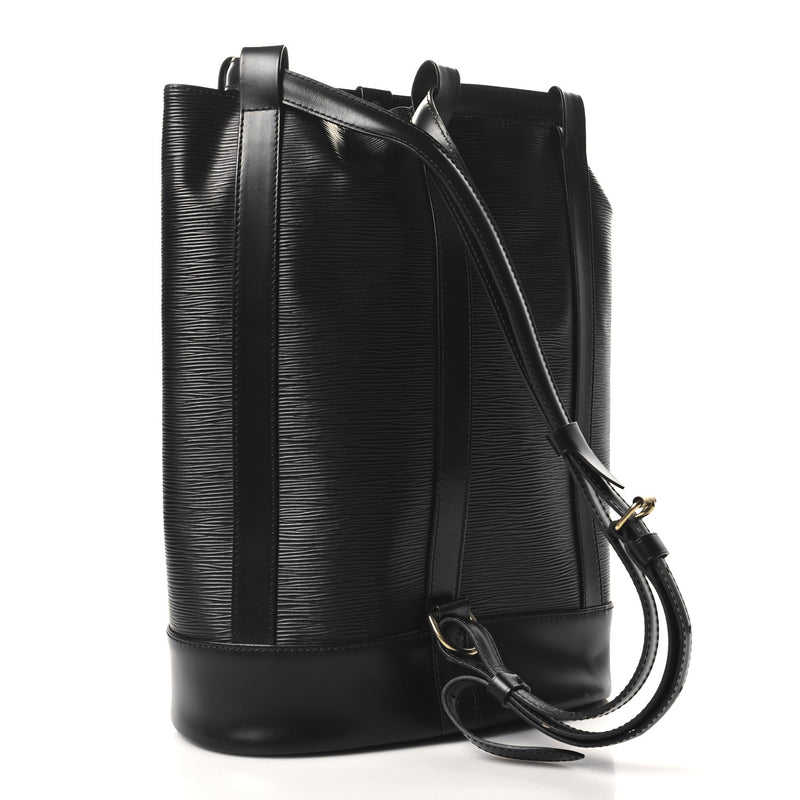 Louis Vuitton Epi Randonnee Pm Black