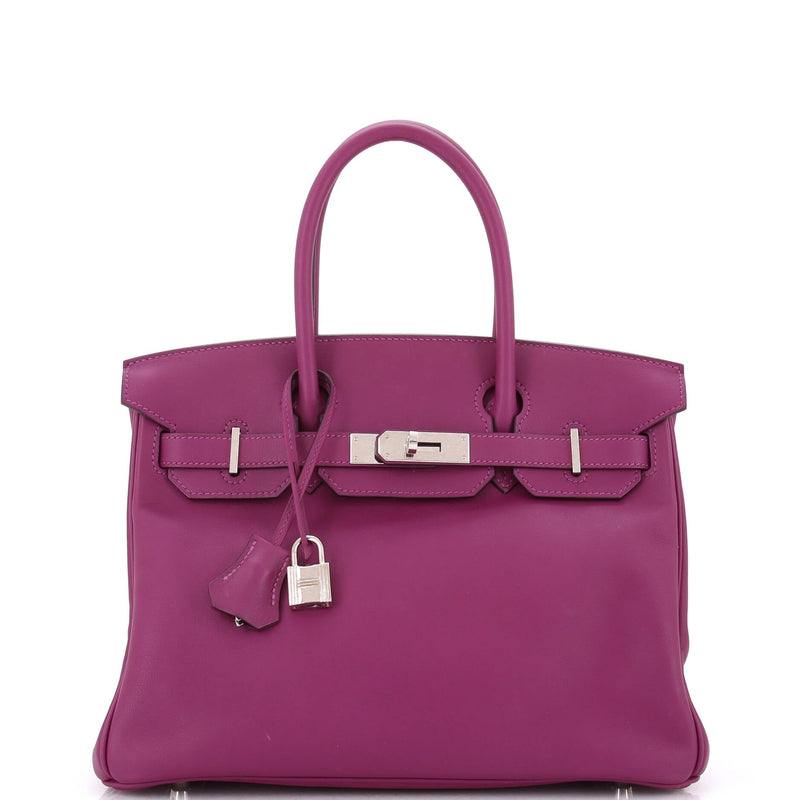 Hermes Birkin Handbag Anemone Swift With