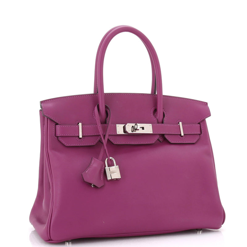Hermes Birkin Handbag Anemone Swift With