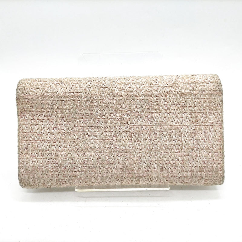 Chanel Long Wallet Pink Canvas