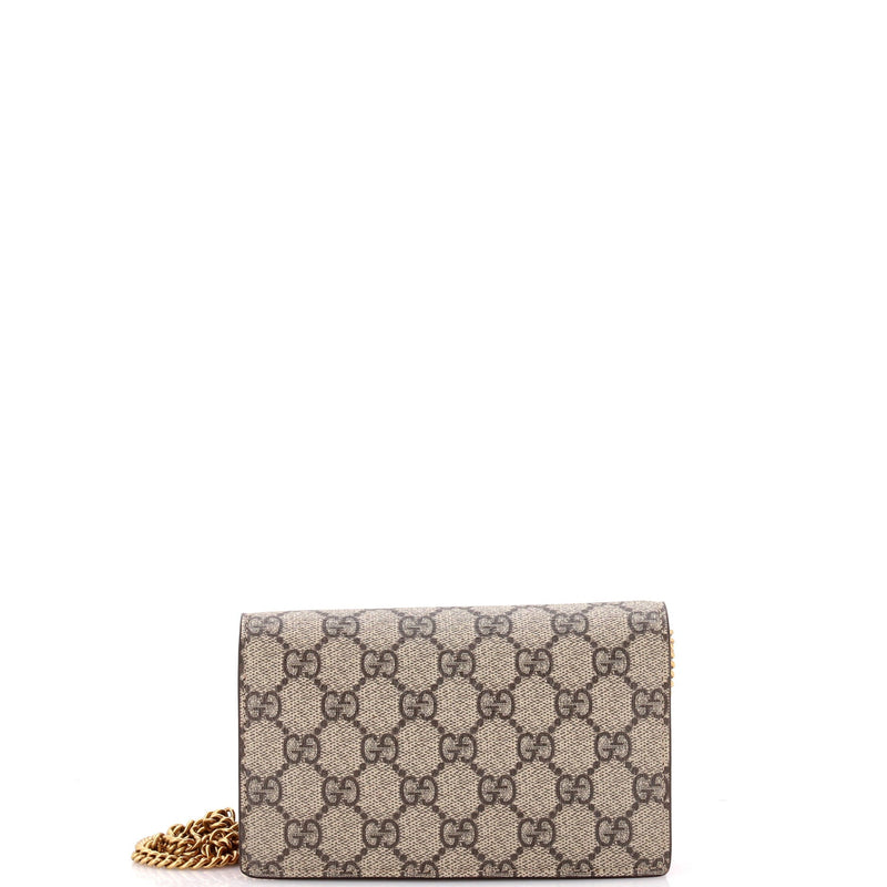 Gucci Cherries Wallet On Chain Gg Coated