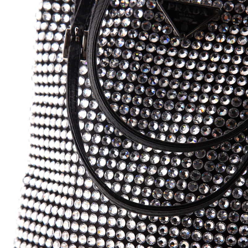 Prada Convertible Open Tote Crystal