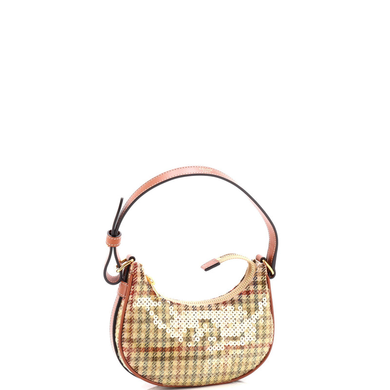 Celine Ava Bag Tweed With Sequins Mini