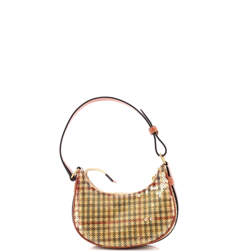 Celine Ava Bag Tweed With Sequins Mini