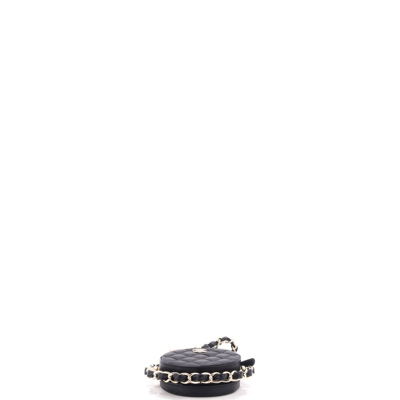 Chanel Frame Chain Around Round Clutch