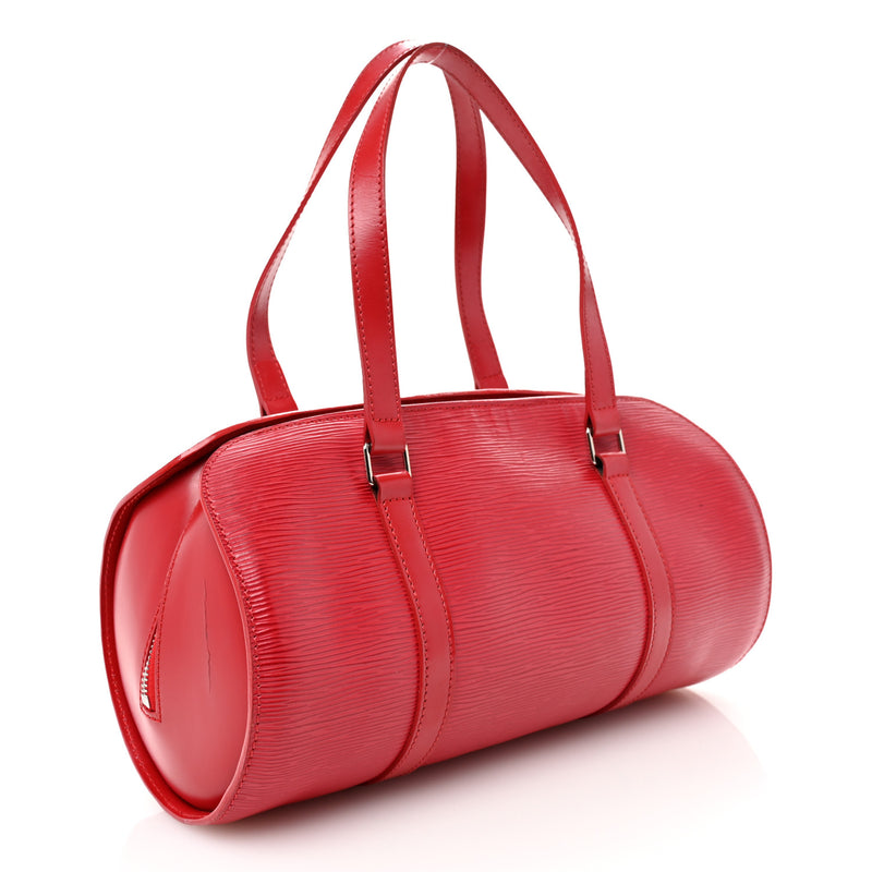 Louis Vuitton Epi Soufflot Castillan Red