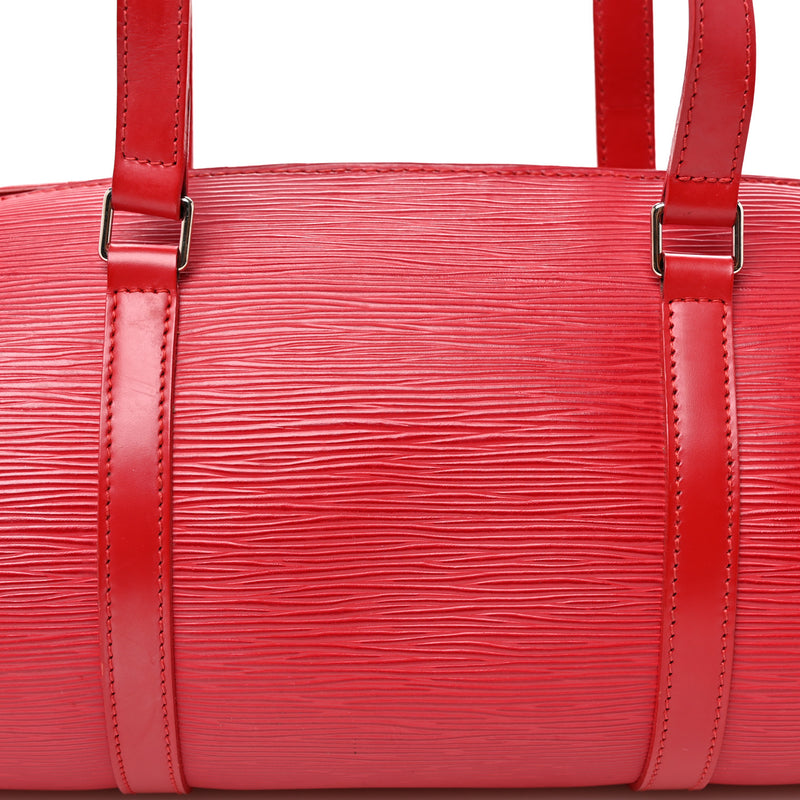 Louis Vuitton Epi Soufflot Castillan Red