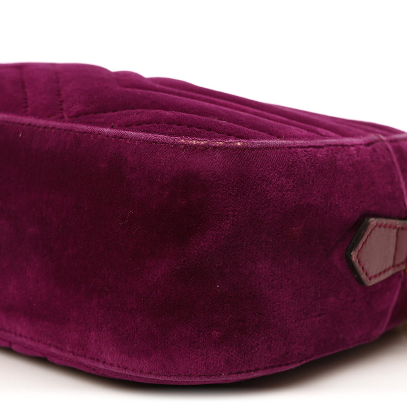 Gucci Velvet Matelasse Small Gg Marmont