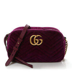 Gucci Velvet Matelasse Small Gg Marmont