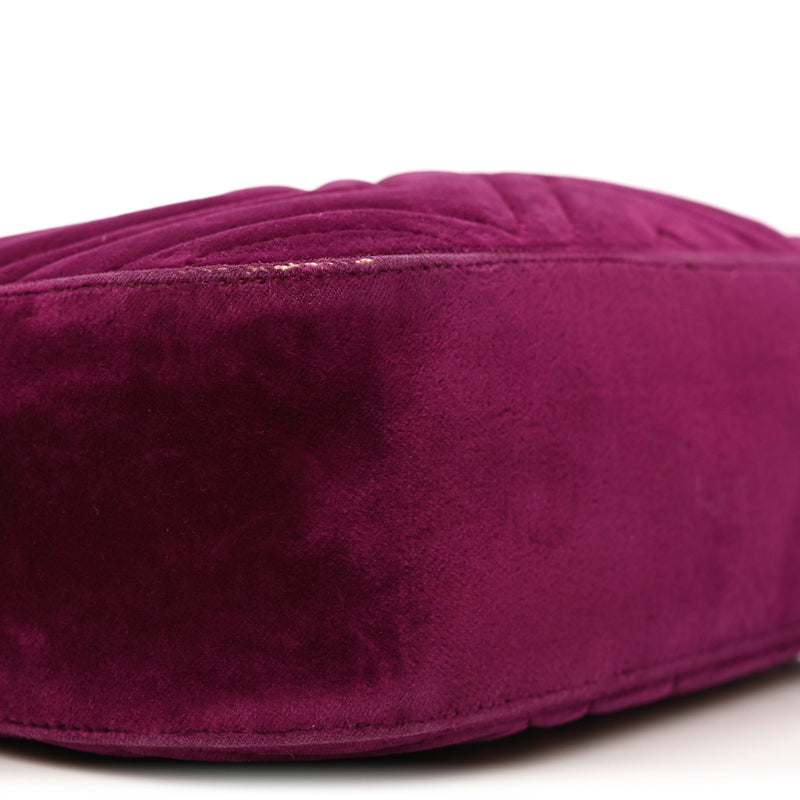 Gucci Velvet Matelasse Small Gg Marmont