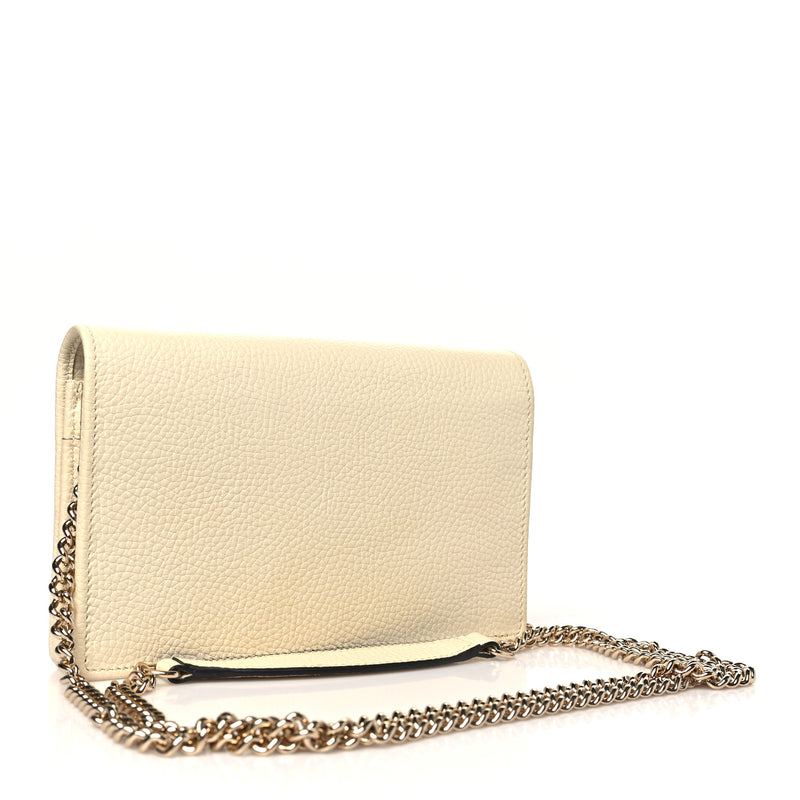 Gucci Pebbled Calfskin Soho Wallet On