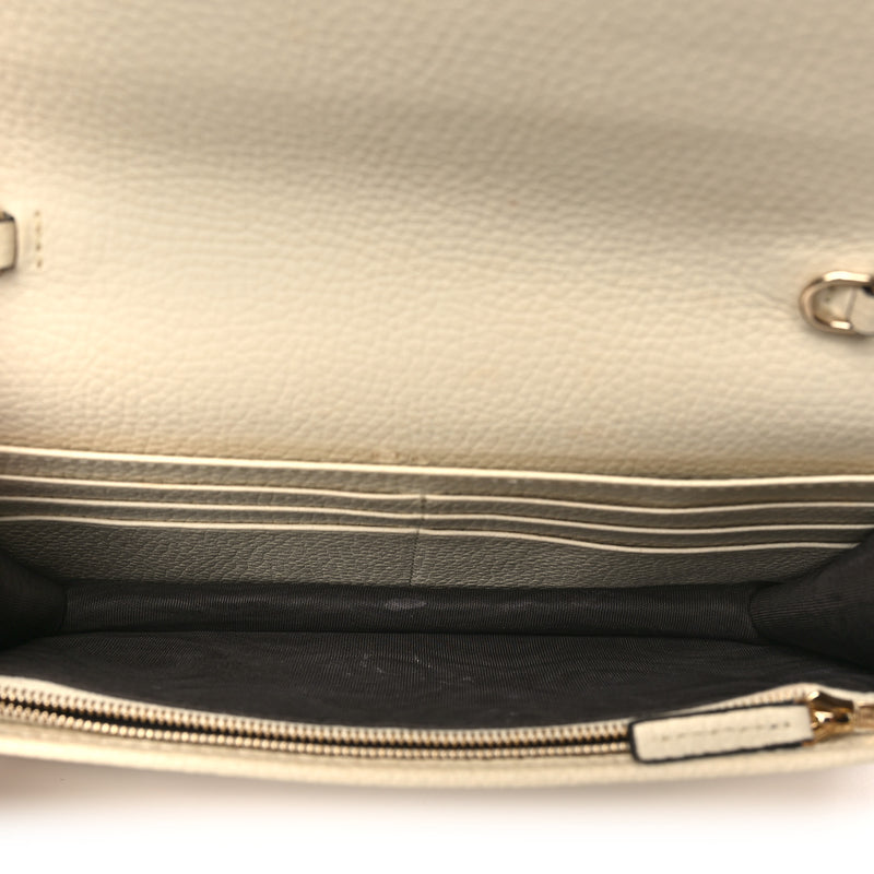 Gucci Pebbled Calfskin Soho Wallet On