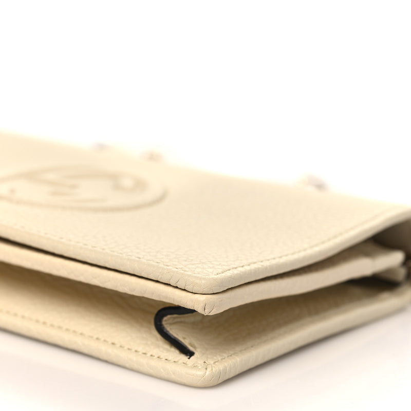Gucci Pebbled Calfskin Soho Wallet On