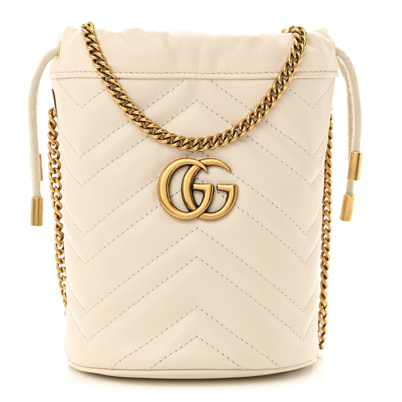 Gucci Calfskin Matelasse Mini Gg Marmont