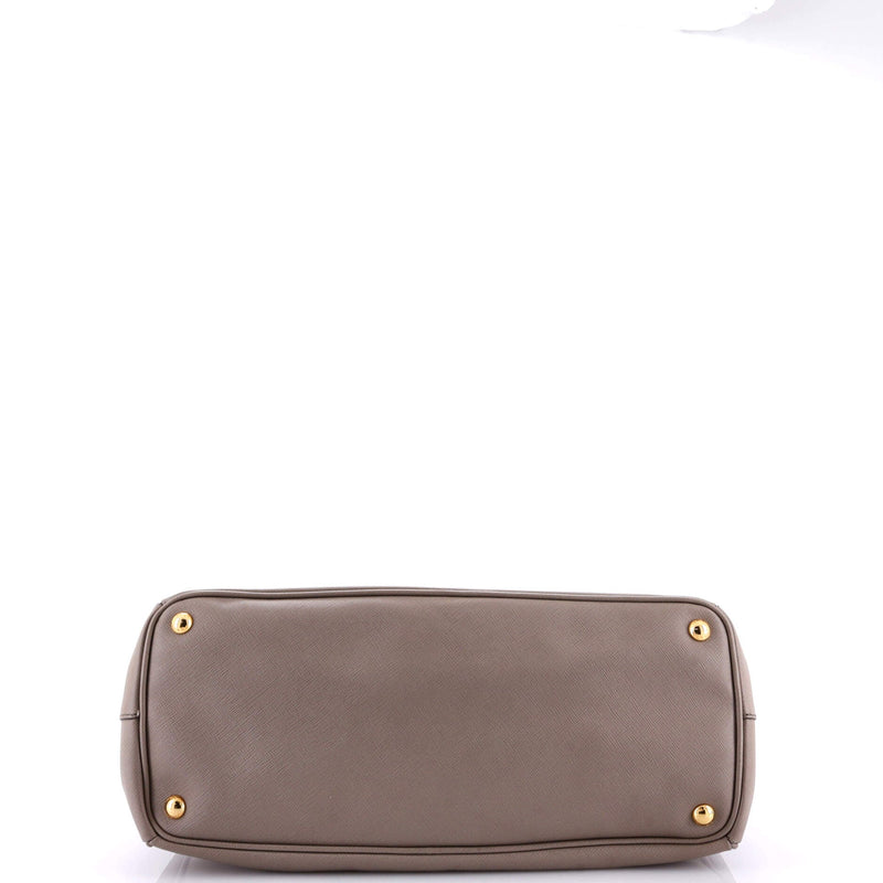 Prada Double Zip Lux Tote Saffiano