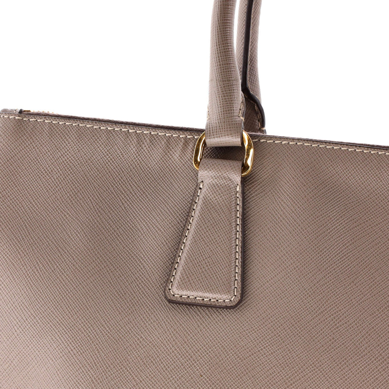 Prada Double Zip Lux Tote Saffiano
