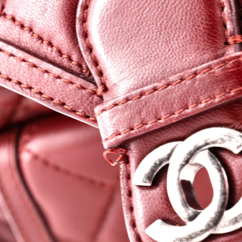 Chanel Saddle Bag Quilted Calfskin Small